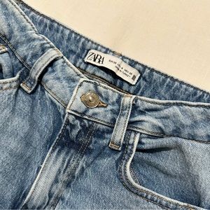 Zara high rise denim jeans